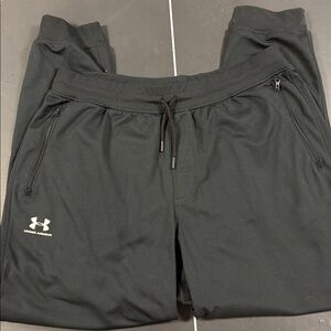 Under Armour Black Athletic Pants- jogger cuff